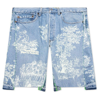 Teresa Double Wide Denim Short Indigo