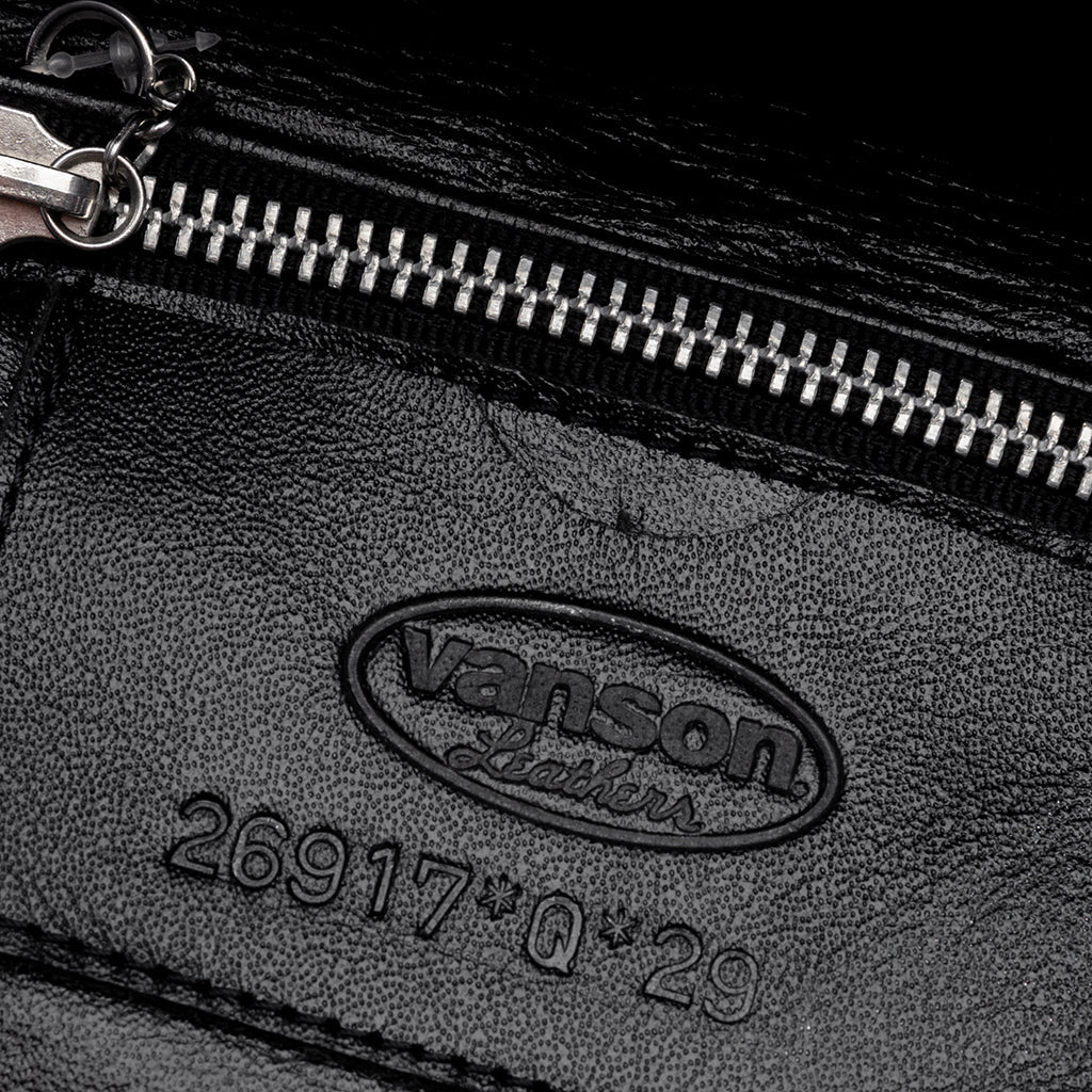 Vanson Bones Chain Wallet Black