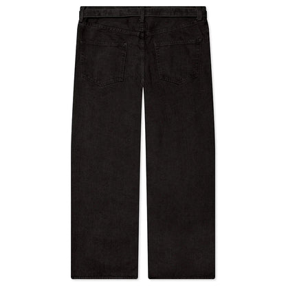 Belted Jeans Gray