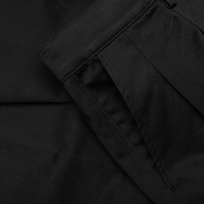 Pleated Wide Cargos Black