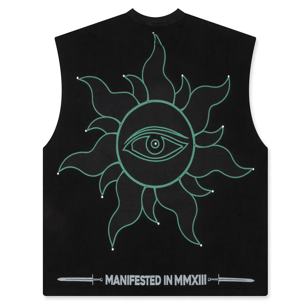 Sunken Liberty Sleeveless T Shirt Black