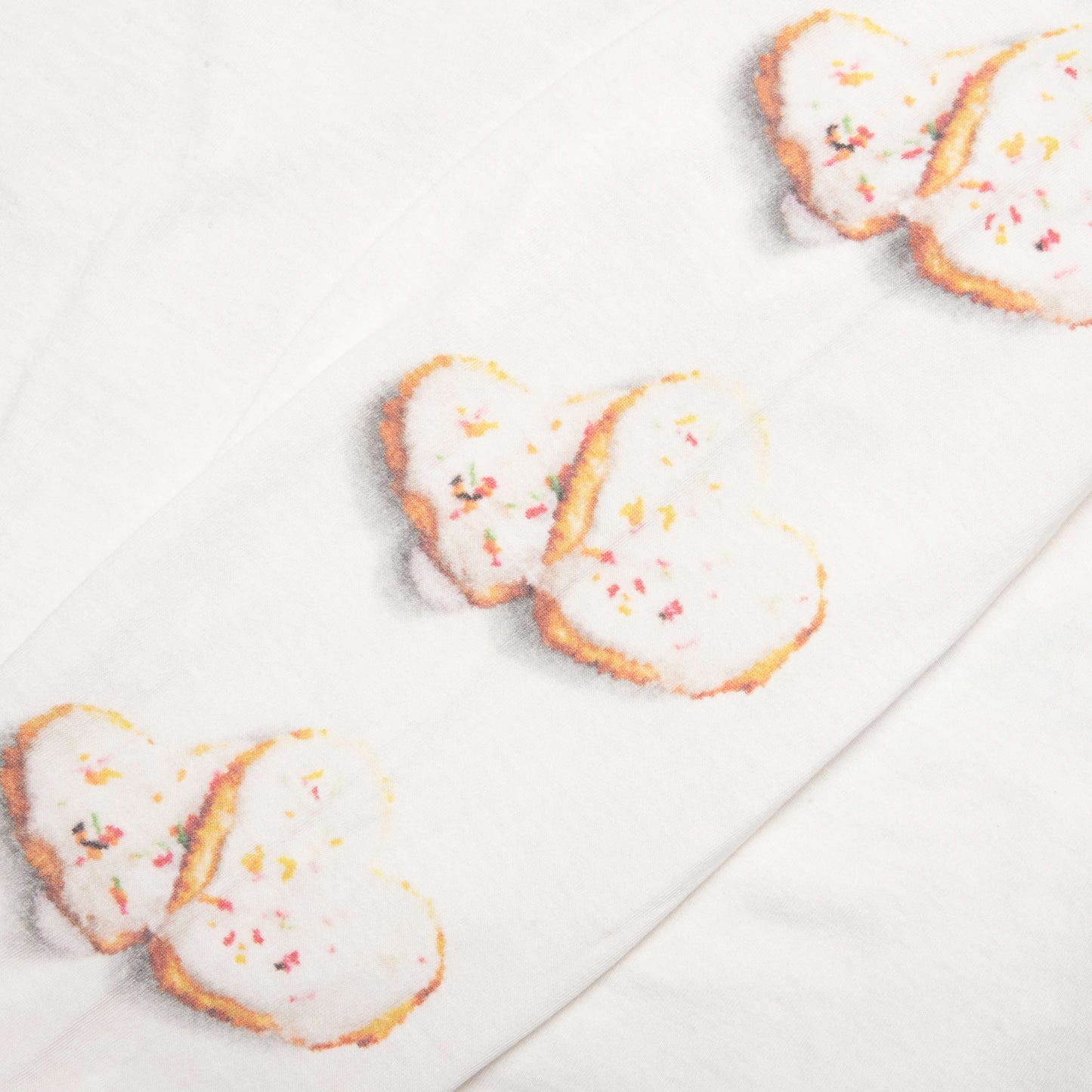 Saint Michael x Shermer Academy Heart Cookie L S Tee White