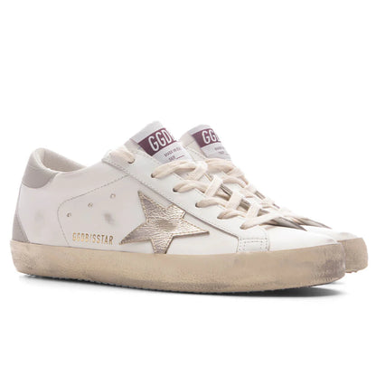 Womens Super Star White Platinum Grey
