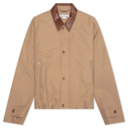 Twill Jacket Khaki Beige