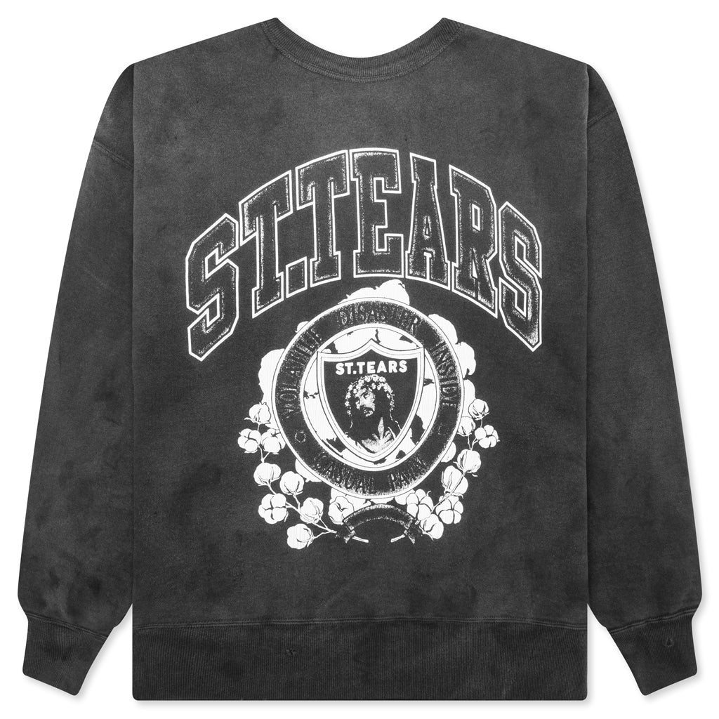 St Tears Crew Sweatshirt Black