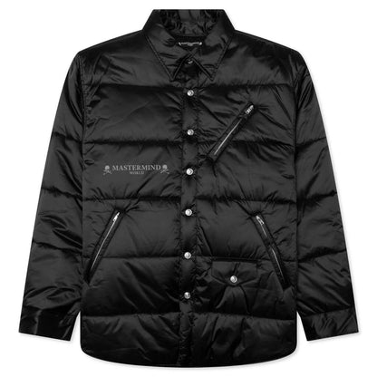 Padded Shirt Jacket Black