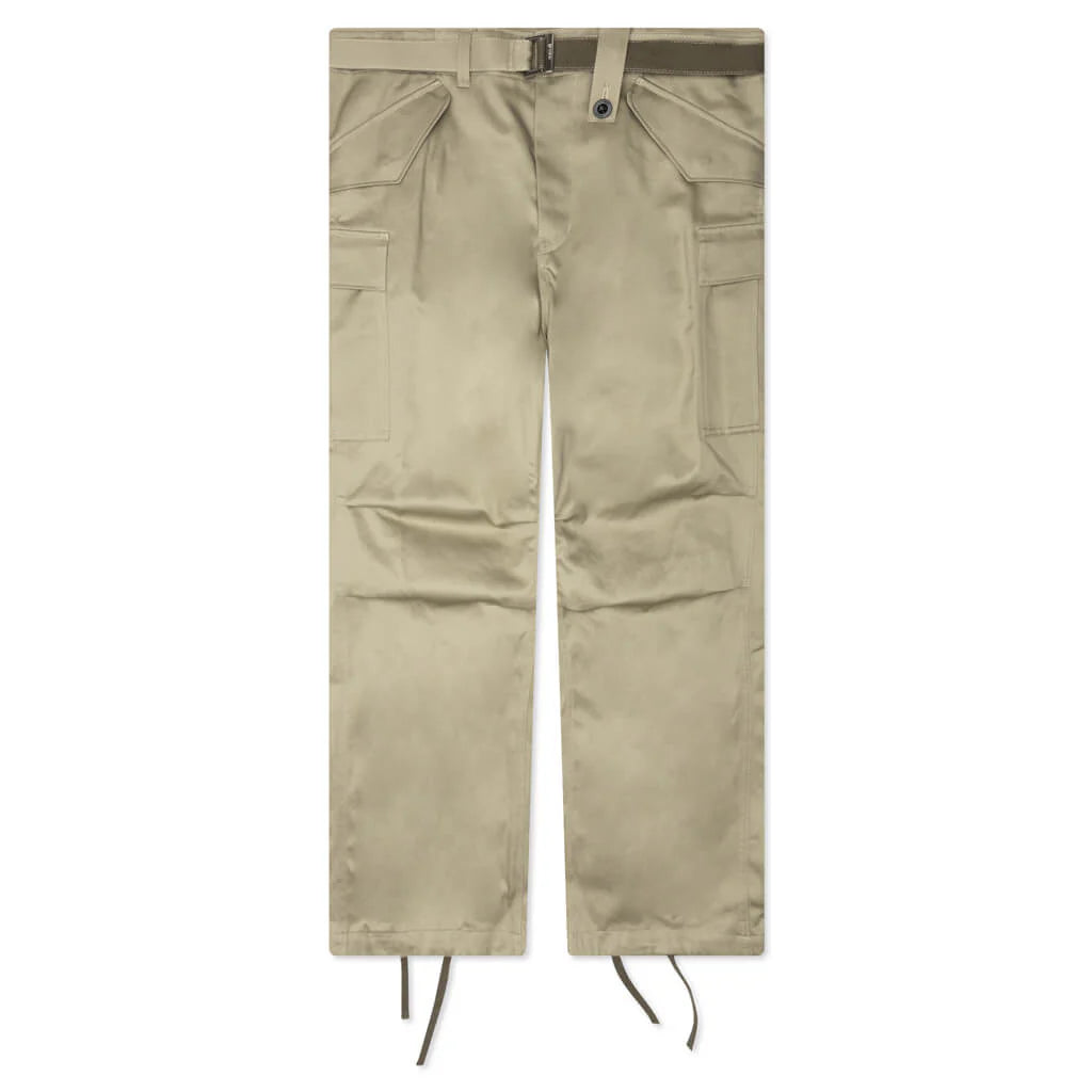 Cotton Chino Pants Beige
