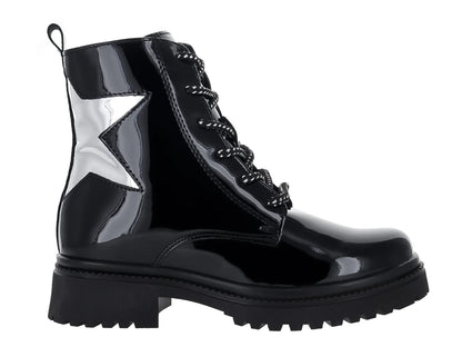 Botines YUYIN de Charol Negro para Niña