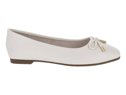 Flats ROZE Color Hueso para Mujer