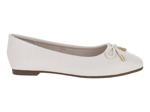 Flats ROZE Color Hueso para Mujer