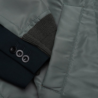 Suiting X Nylon Twill Jacket Navy Khaki
