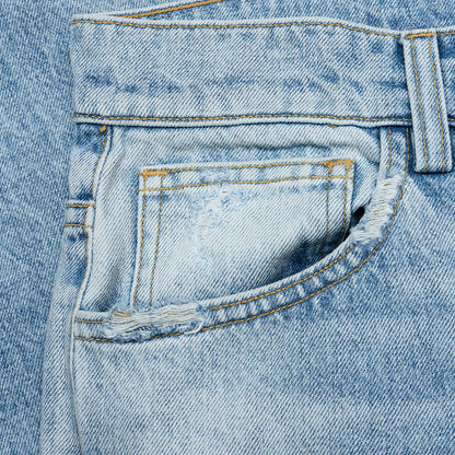 Tinted Wide Straight Jeans Light