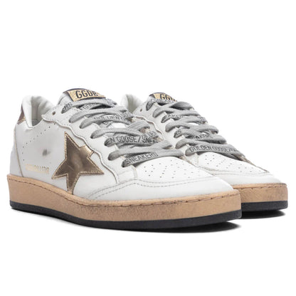 Womens Ball Star Net Sneaker Milk Gold
