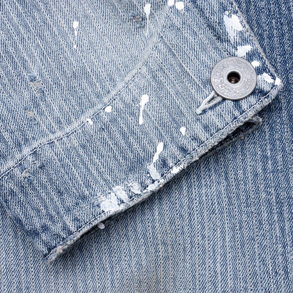 Aged Chore Jacket Indigo