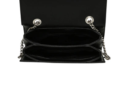 Bolsa Steve Madden Blegen Negro y Plata para Mujer