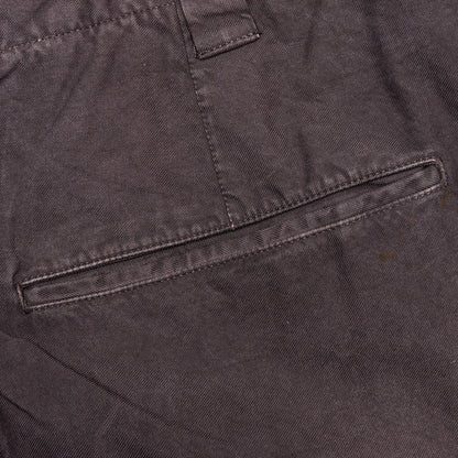 Wide Chino Crash Pants Black