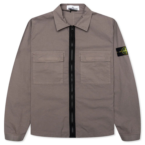 Regular Fit Overshirt Dove Grey
