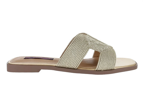 Sandalias Salamandra Oro para Mujer