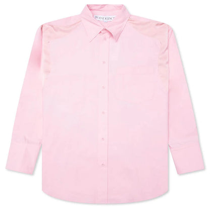 Satin Insert Shirt Rose Pink
