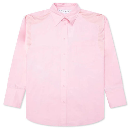 Satin Insert Shirt Rose Pink
