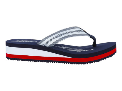 Sandalias Tommy Hilfiger Marino Blanco y Rojo para Mujer