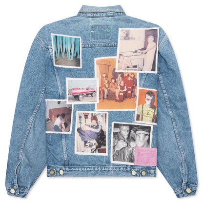 Portrait Denim Jacket Multi