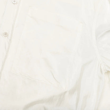 Silk And Nylon Shirt Eggshell