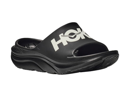 Sandalias HOKA Ora Athletic Slide Negro Blanco para Hombre