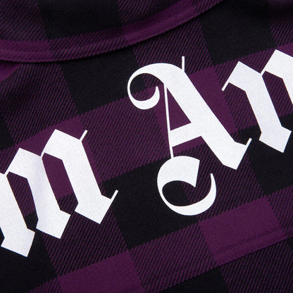 Classic Logo Overshirt Violet White