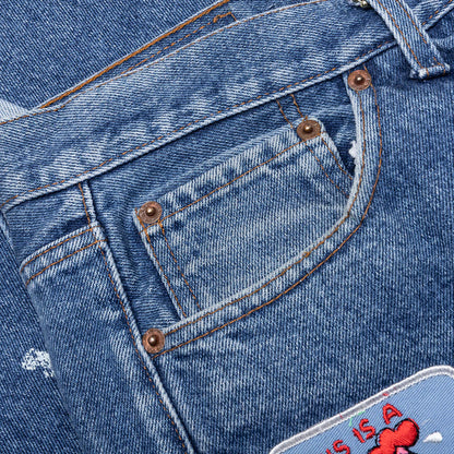 Gentlemens Denim Pants Indigo