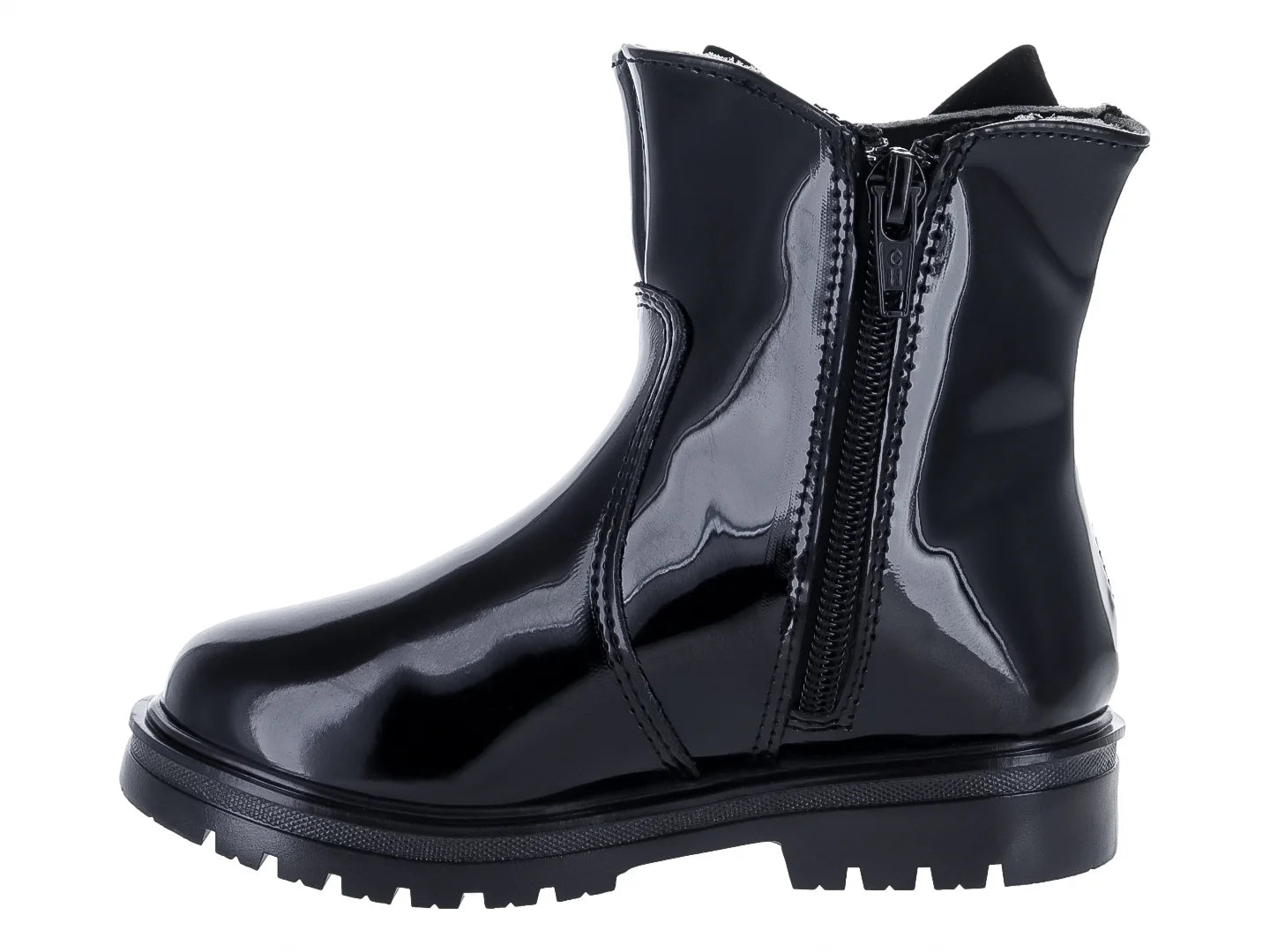 Botas Teen Bambino Charol Negro para Niña