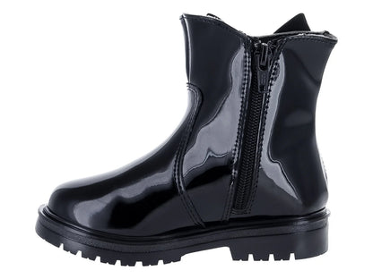 Botas Teen Bambino Charol Negro para Niña
