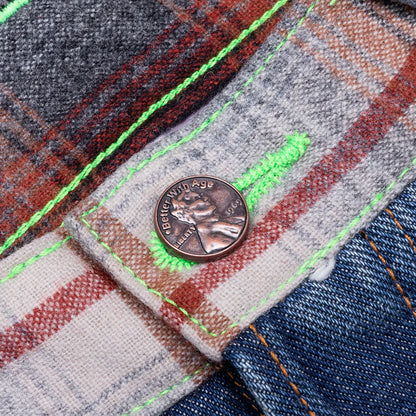 Better with Age x Pendleton Newport Mixed Media Trouser Multi
