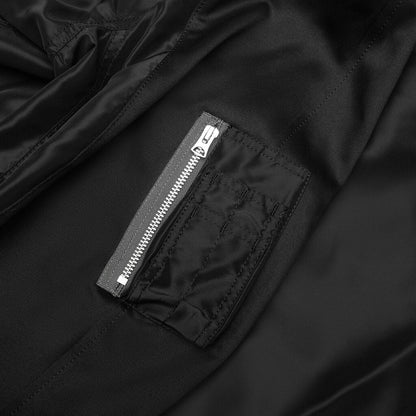 Cotton Chino x Nylon Twill Blouson Black