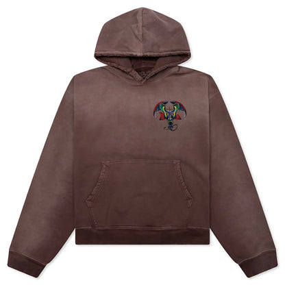 Cadu 2 Boxy Hoodie Vintage Brown