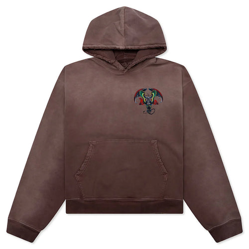 Cadu 2 Boxy Hoodie Vintage Brown
