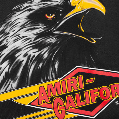 Amiri Eagle Oversized Tee Black
