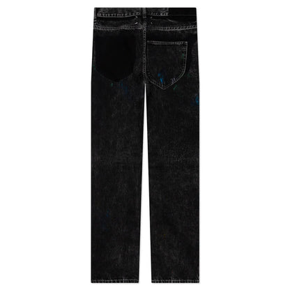Pants 5 Pockets Washed Black