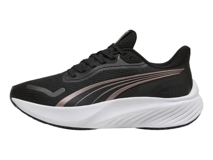 Tenis PUMA Pounce Lite Negro y Oro Rosa para Mujer