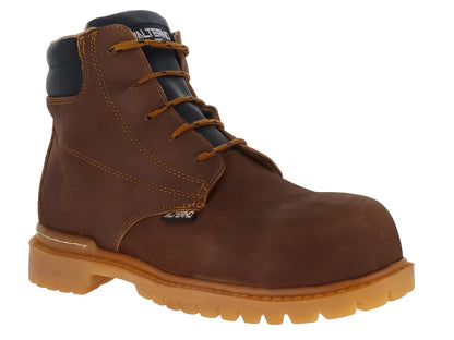 Botas Alterno de Piel Nubuck Color Cobre para Hombre