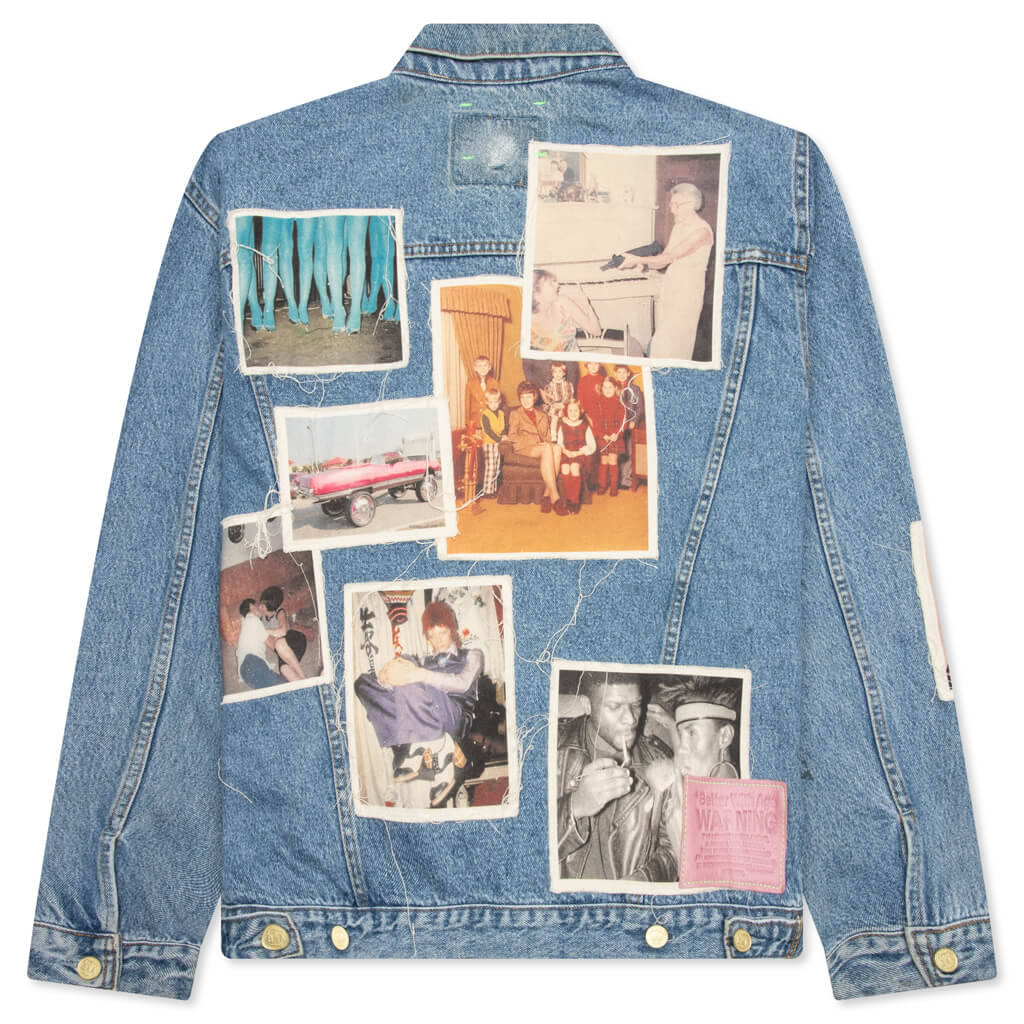 Portrait Denim Jacket Multi