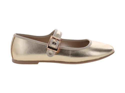 Zapatos Planos Tropicana Color Oro para Niña