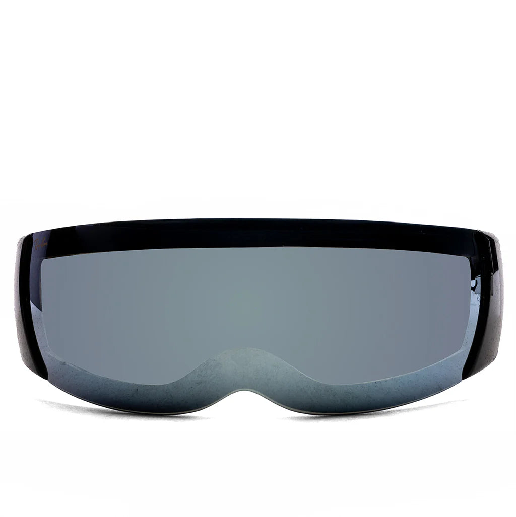 Ray Ban x AAP Rocky Ultra Wrap 002 Black Green Mirror Silver