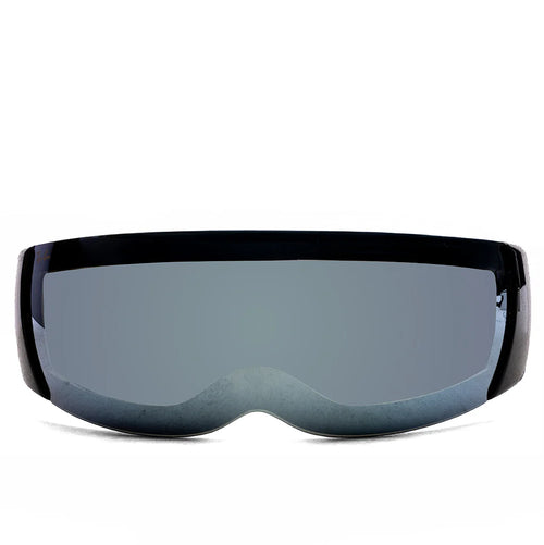 Ray Ban x AAP Rocky Ultra Wrap 002 Black Green Mirror Silver