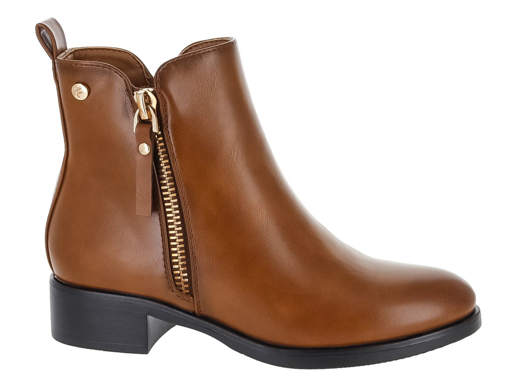 Botines EFE Belle Color Camel para Mujer
