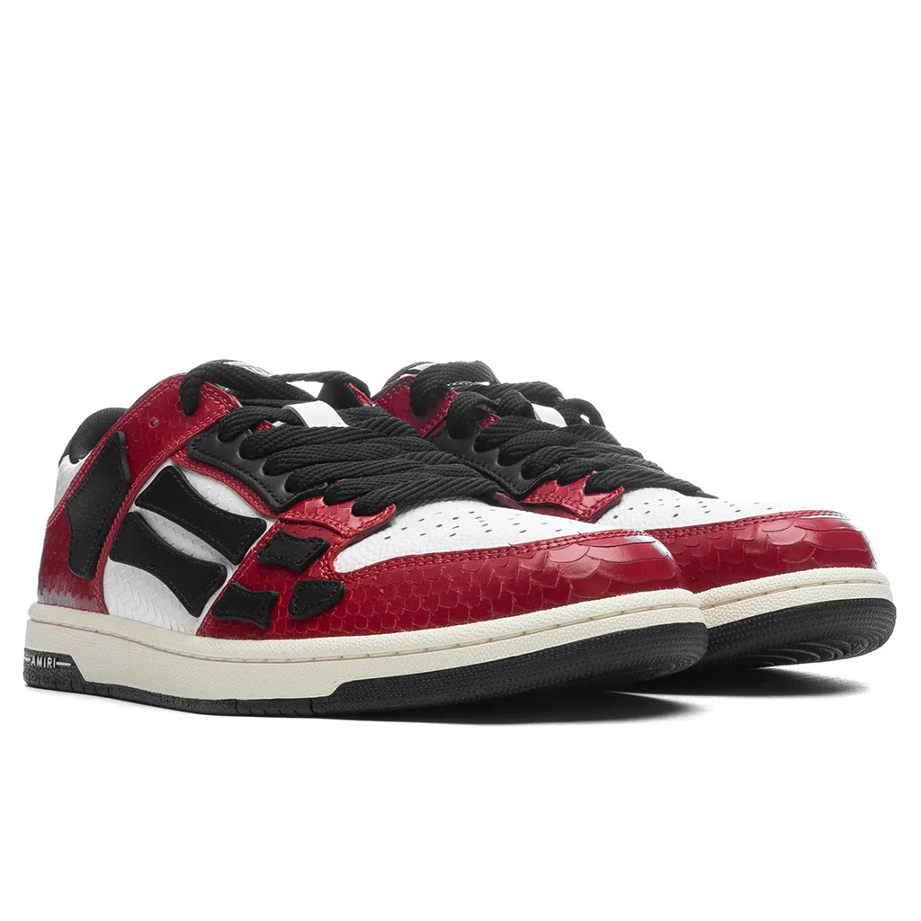 Snake Skel Top Low Red