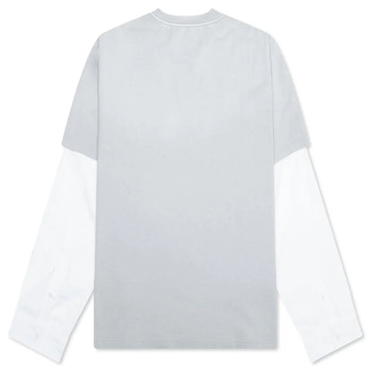 Layered Logo T Shirt Light Blue