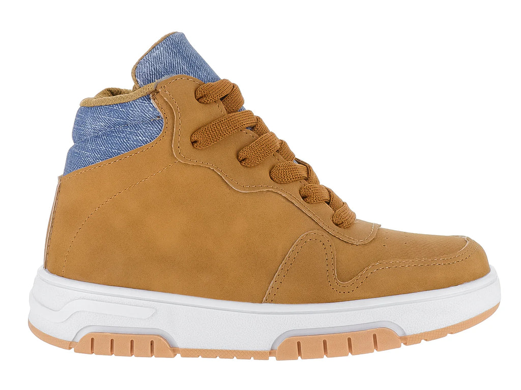 Tenis New Boys Camel Mezclilla para Niño