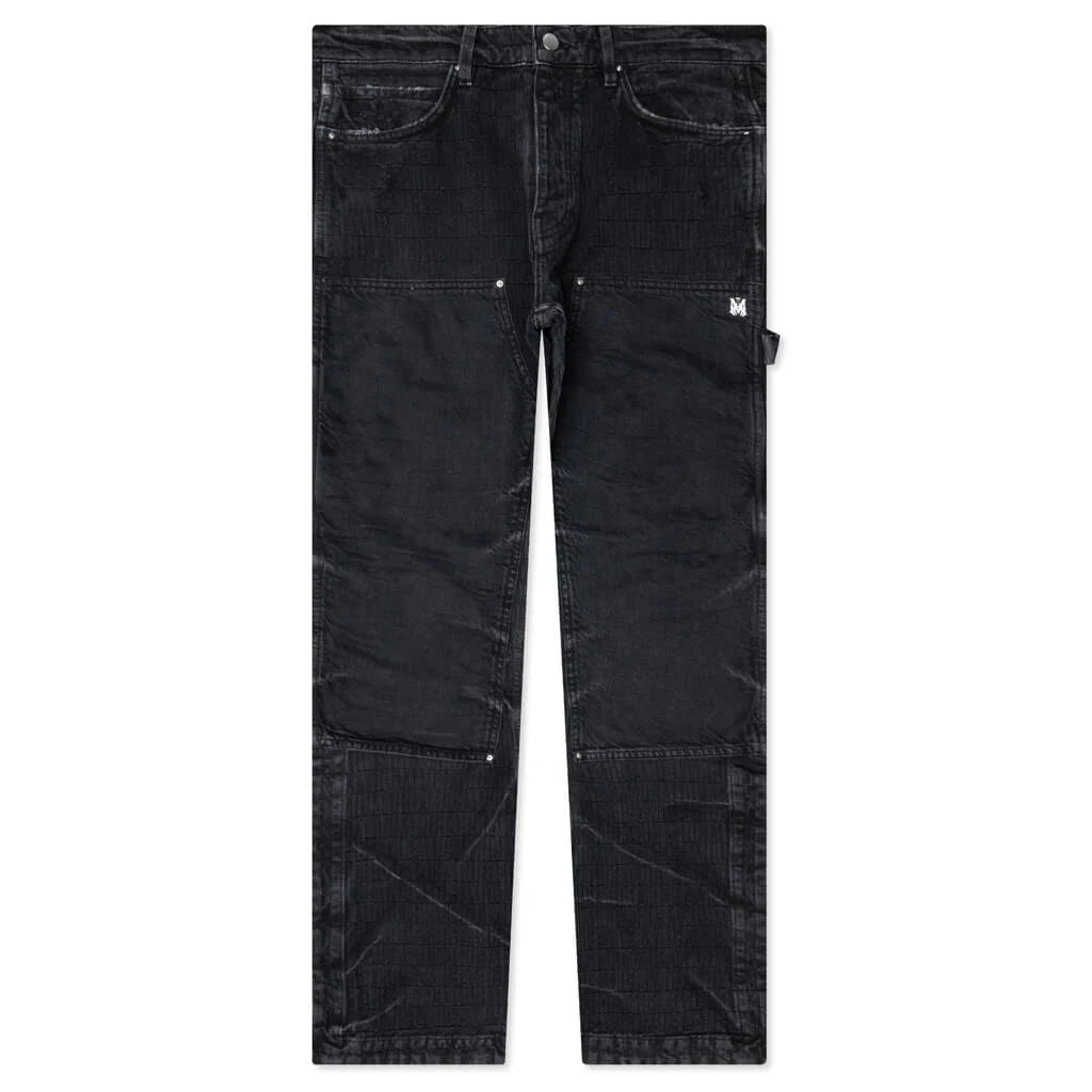 Jacquard Carpenter Jean Faded Black