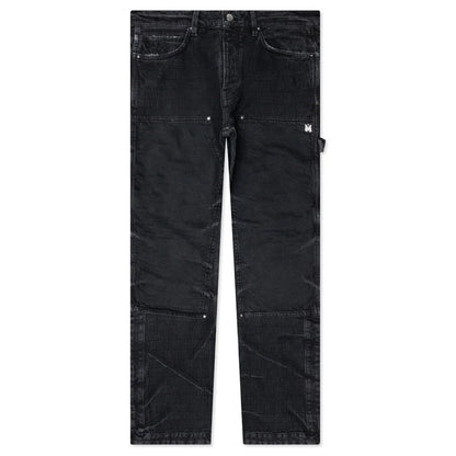 Jacquard Carpenter Jean Faded Black